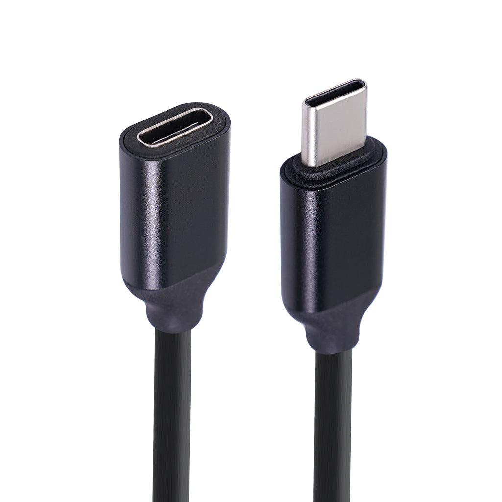 Male To Female Extension Cable Black Power Aluminum Alloy Shell Male To Female Extension Cable Black Power Aluminum Alloy Shell